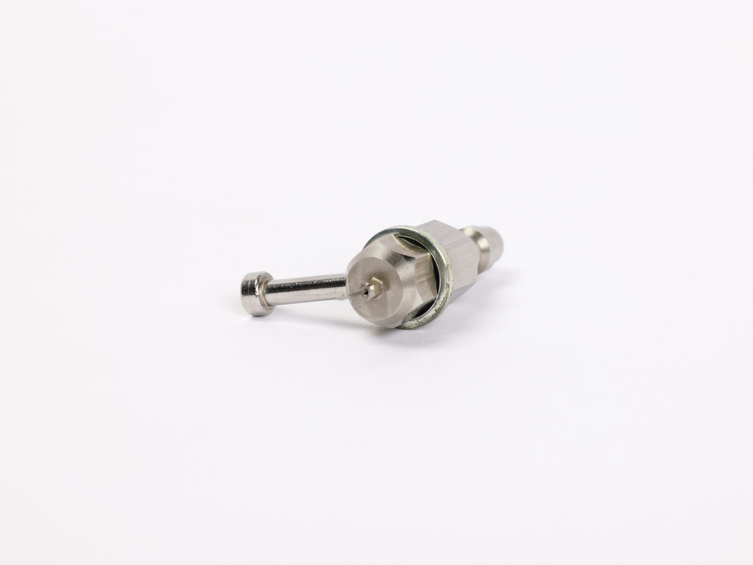 Conector rápido cartucho horquilla Brain. Para carga de nitrógeno por punción con sistema rotativo de cierre y conexión hexagonal de 2,5mm en cartuchos de horquillas SPECIALIZED BRAIN.